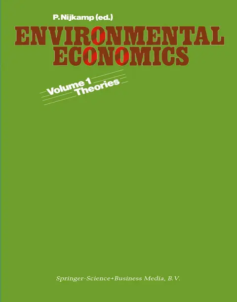 Cover of Environmental economics