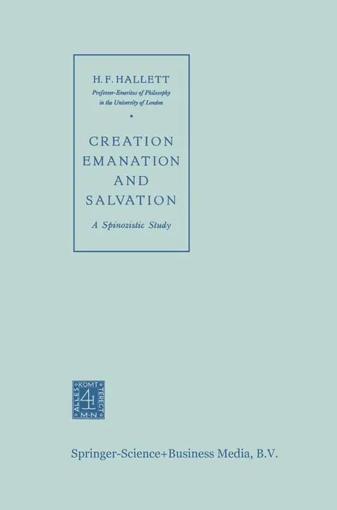 Cover of Creation Emanation and Salvation