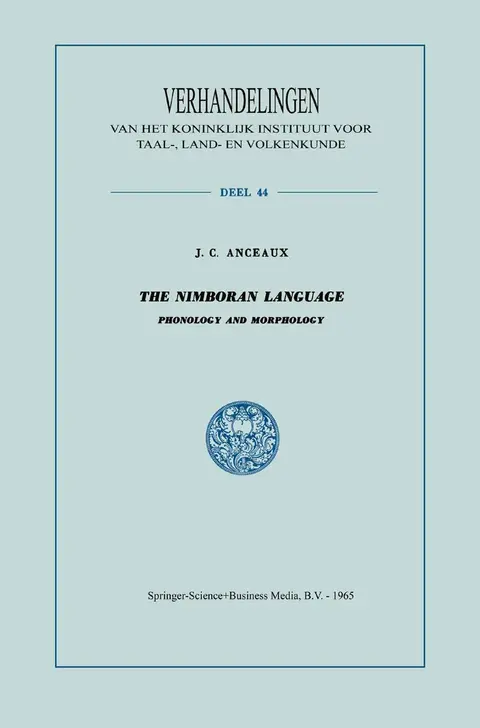 Cover of The Nimboran Language