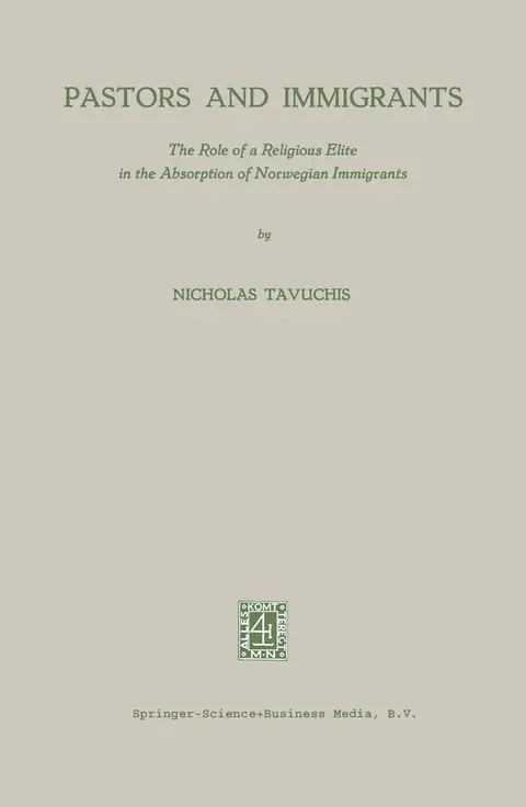 Cover of Pastors and Immigrants