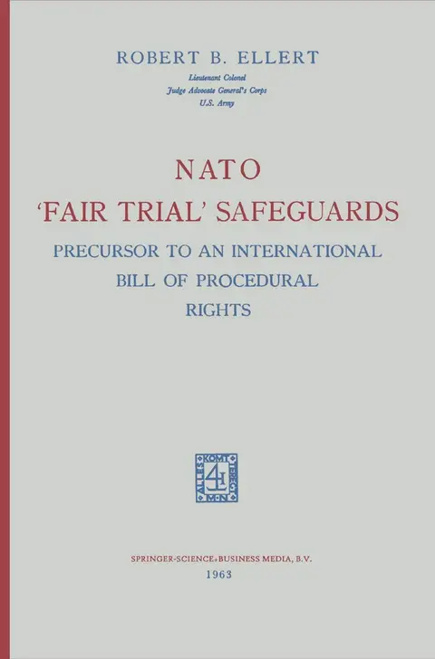 Cover of NATO ‘Fair Trial’ Safeguards