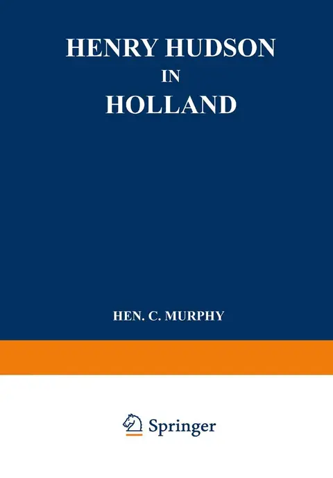 Cover of Henry Hudson in Holland