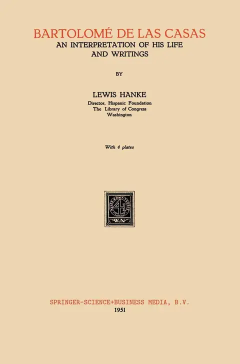 Cover of Bartolomé de Las Casas