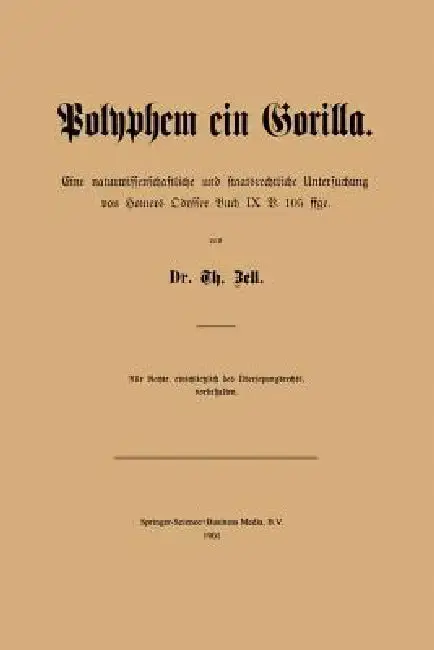 Cover of Polyphem Ein Gorilla