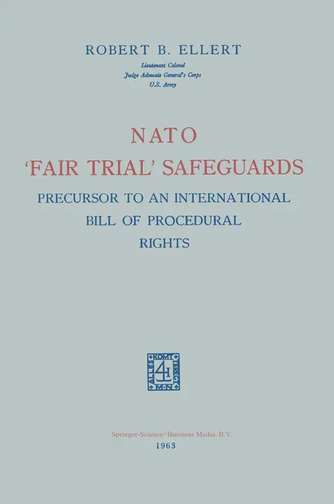 Cover of Nato ‘Fair Trial’ Safeguards