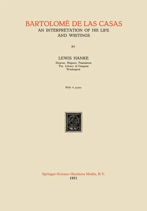 Cover of Bartolomé de las Casas