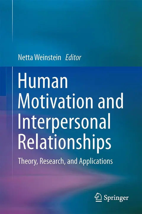 Cover of Human Motivation and Interpersonal Relationships