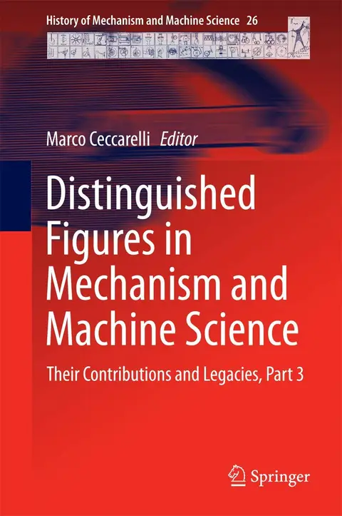 Cover of Distinguished Figures in Mechanism and Machine Science