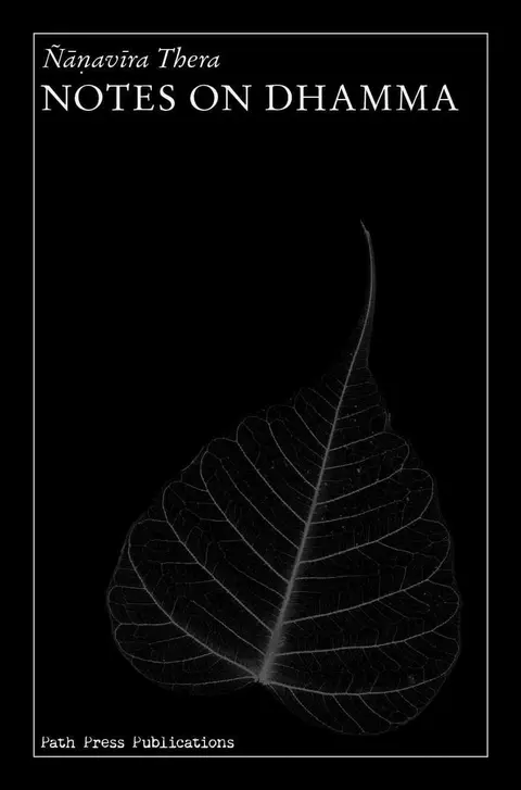 Cover of Notes on Dhamma