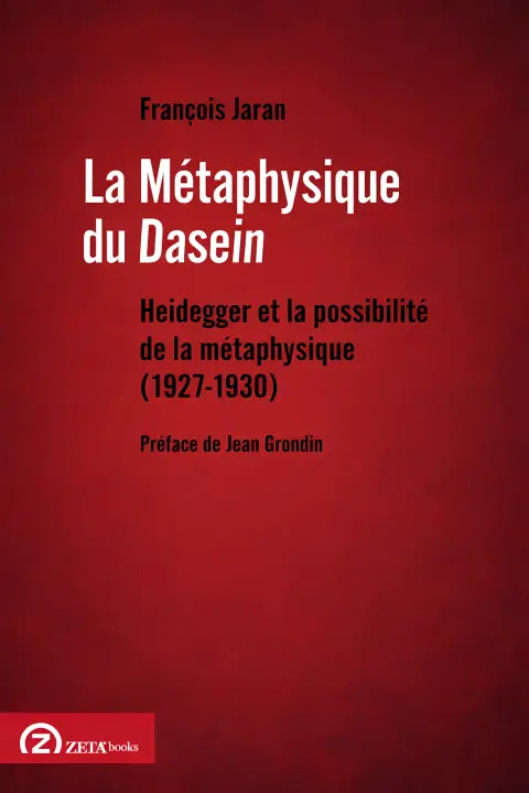 Cover of La Metaphysique Du Dasein