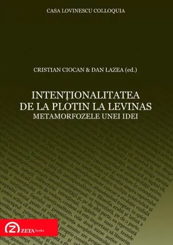 Cover of Intentionalitatea de La Plotin La Levinas