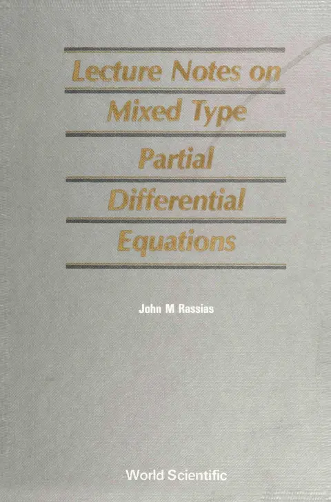 Cover of Lecture Notes on Mixed Type Partial Differential Equations