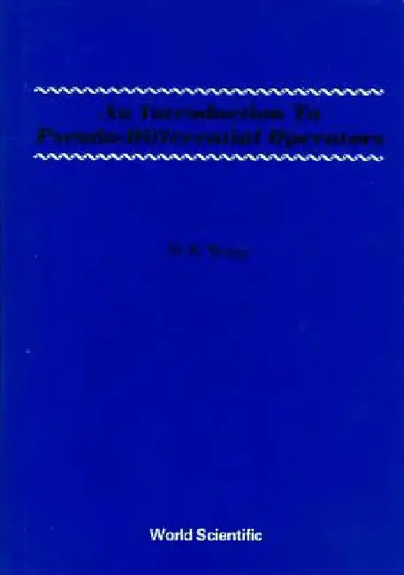 Cover of Intro to Pseudo-Differential Operators