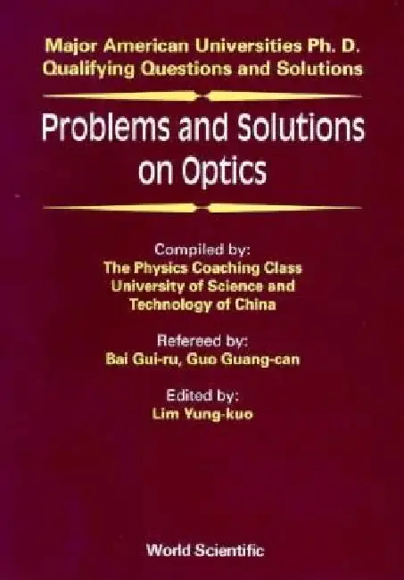 Cover of Prob & Soln on Optics (B/S)