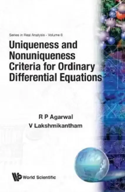 Cover of Uniqueness & Nonuniqueness Criter...(V6)