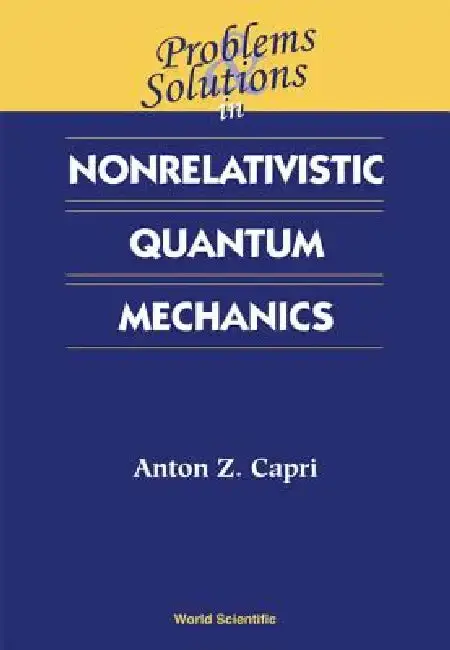 Cover of Prob & Soln in Nonrelat Quant Mechanics
