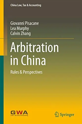 Cover of Arbitration in China