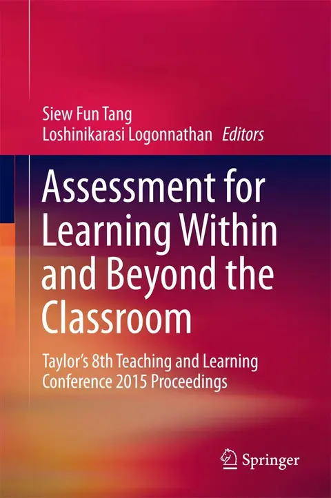 Cover of Assessment for Learning Within and Beyond the Classroom