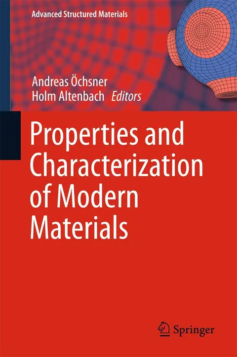 Cover of Properties and Characterization of Modern Materials