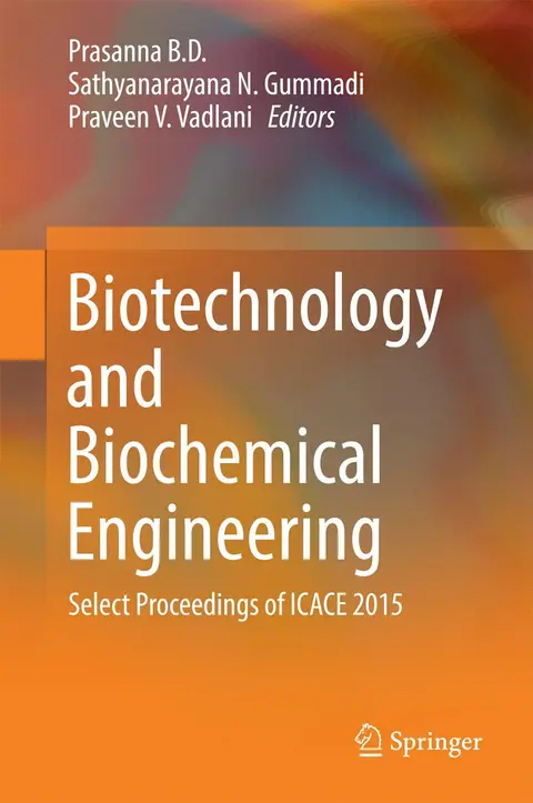 Cover of Biotechnology and Biochemical Engineering