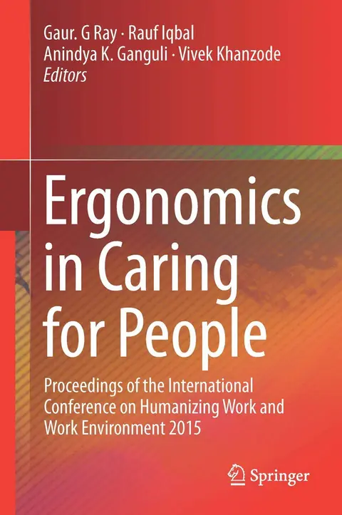 Cover of Ergonomics in Caring for People