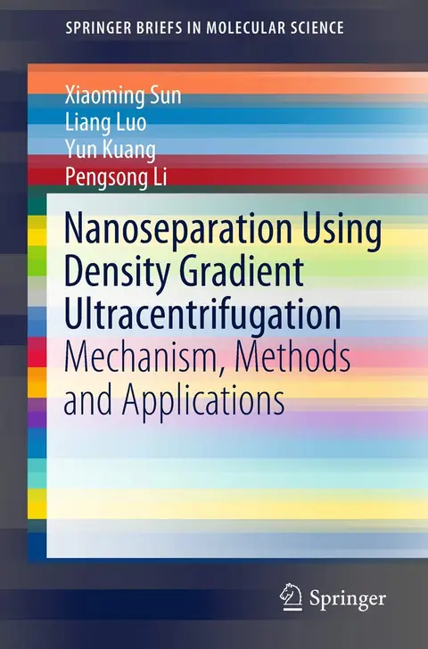 Cover of Nanoseparation Using Density Gradient Ultracentrifugation