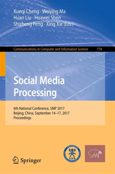 Cover of Social Media Processing