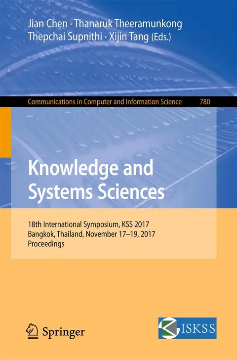 Cover of Knowledge and Systems Sciences