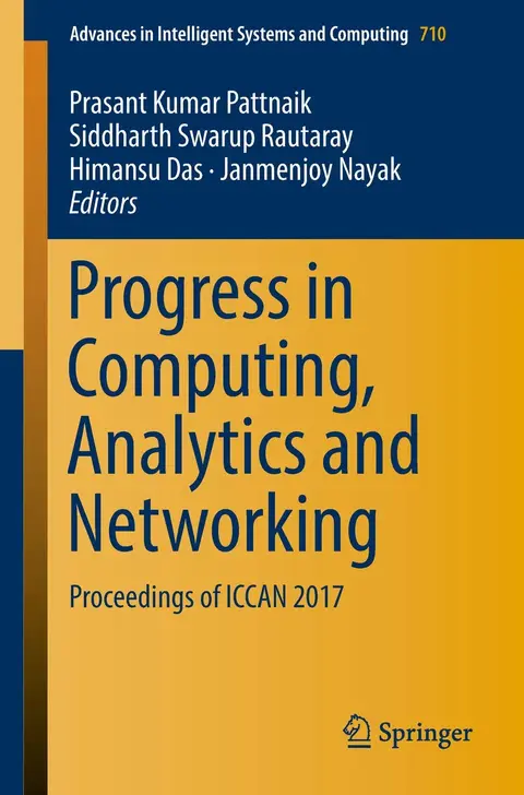 Cover of Progress in Computing, Analytics and Networking