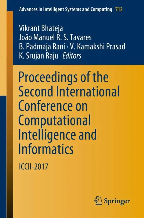 Cover of Proceedings of the Second International Conference on Computational Intelligence and Informatics