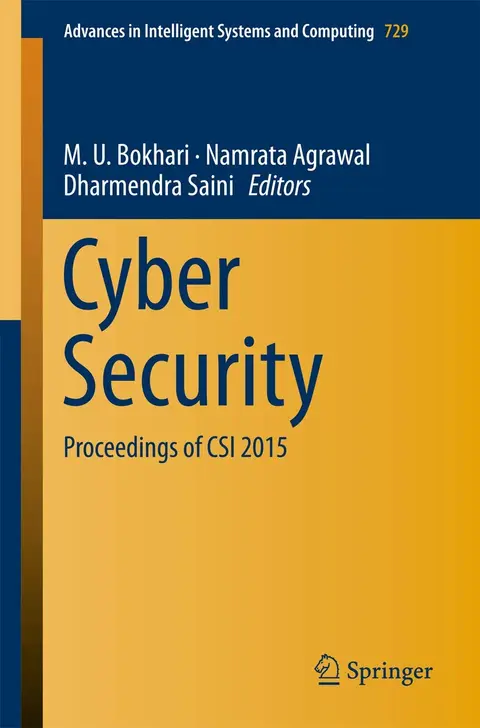 Cover of Cyber Security