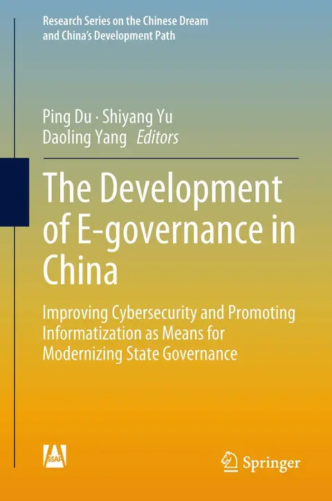 Cover of The Development of E-governance in China