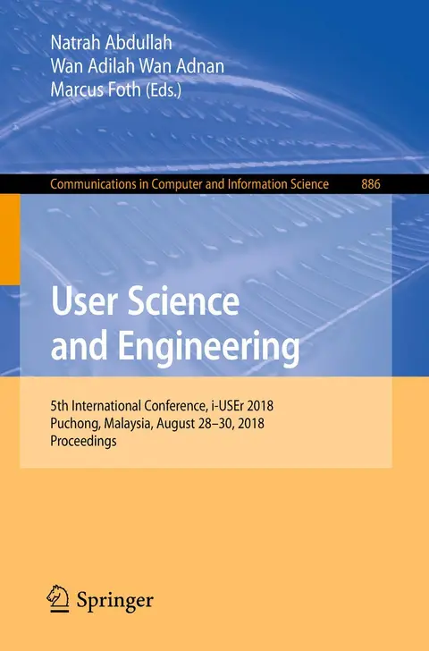 Cover of User Science and Engineering
