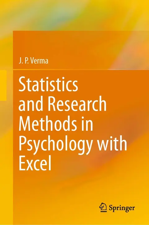 Cover of Statistics and Research Methods in Psychology with Excel