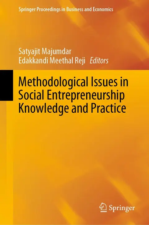 Cover of Methodological Issues in Social Entrepreneurship Knowledge and Practice