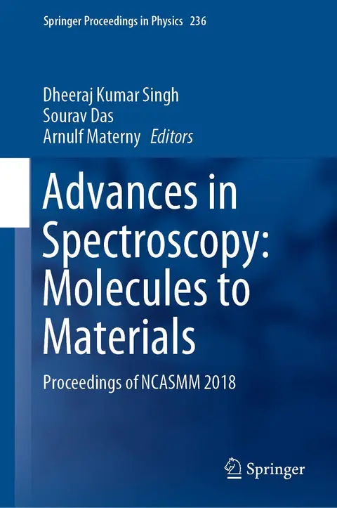 Cover of Advances in Spectroscopy