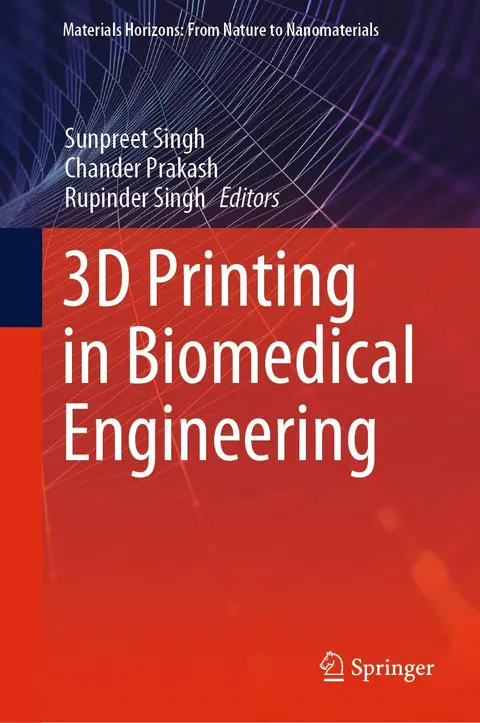 Cover of 3D Printing in Biomedical Engineering