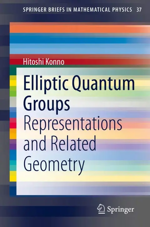 Cover of Elliptic Quantum Groups