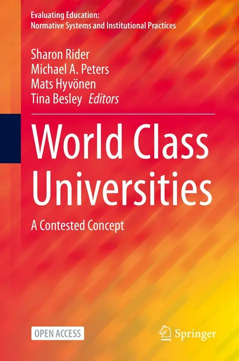 Cover of World Class Universities