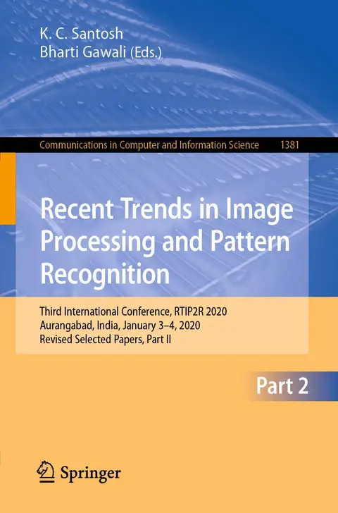 Cover of Recent Trends in Image Processing and Pattern Recognition