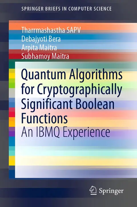 Cover of Quantum Algorithms for Cryptographically Significant Boolean Functions
