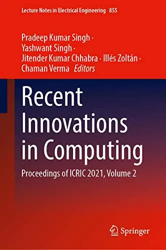 Cover of Recent Innovations in Computing