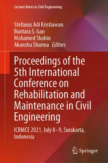 Cover of Intl Conf or Rehab and Mainten