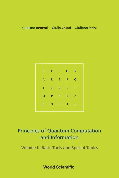 Cover of Principles of quantum computation and information