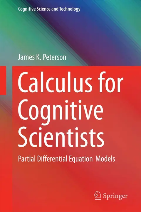 Cover of Calculus for Cognitive Scientists