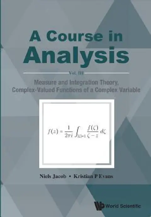 Cover of Course in Analysis, a - Vol. III