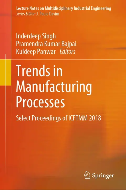 Cover of Trends in Manufacturing Processes