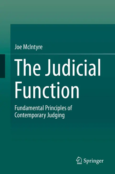 Cover of The Judicial Function