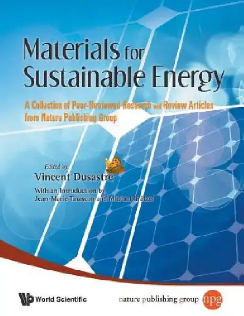Cover of Materials for Sustainable Energy