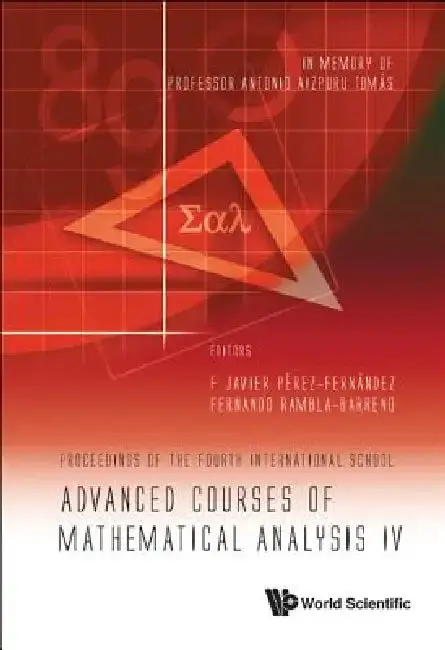 Cover of Adv Courses of Mathematical Analysis IV